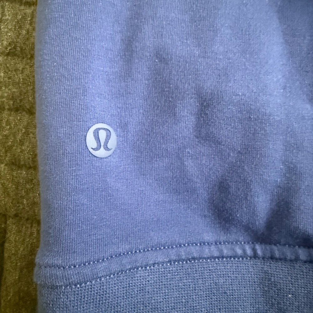 Lululemon Royal City Sweat Blue Hooded Pullover - Picture 4 of 5